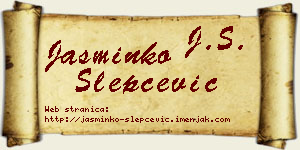 Jasminko Slepčević vizit kartica